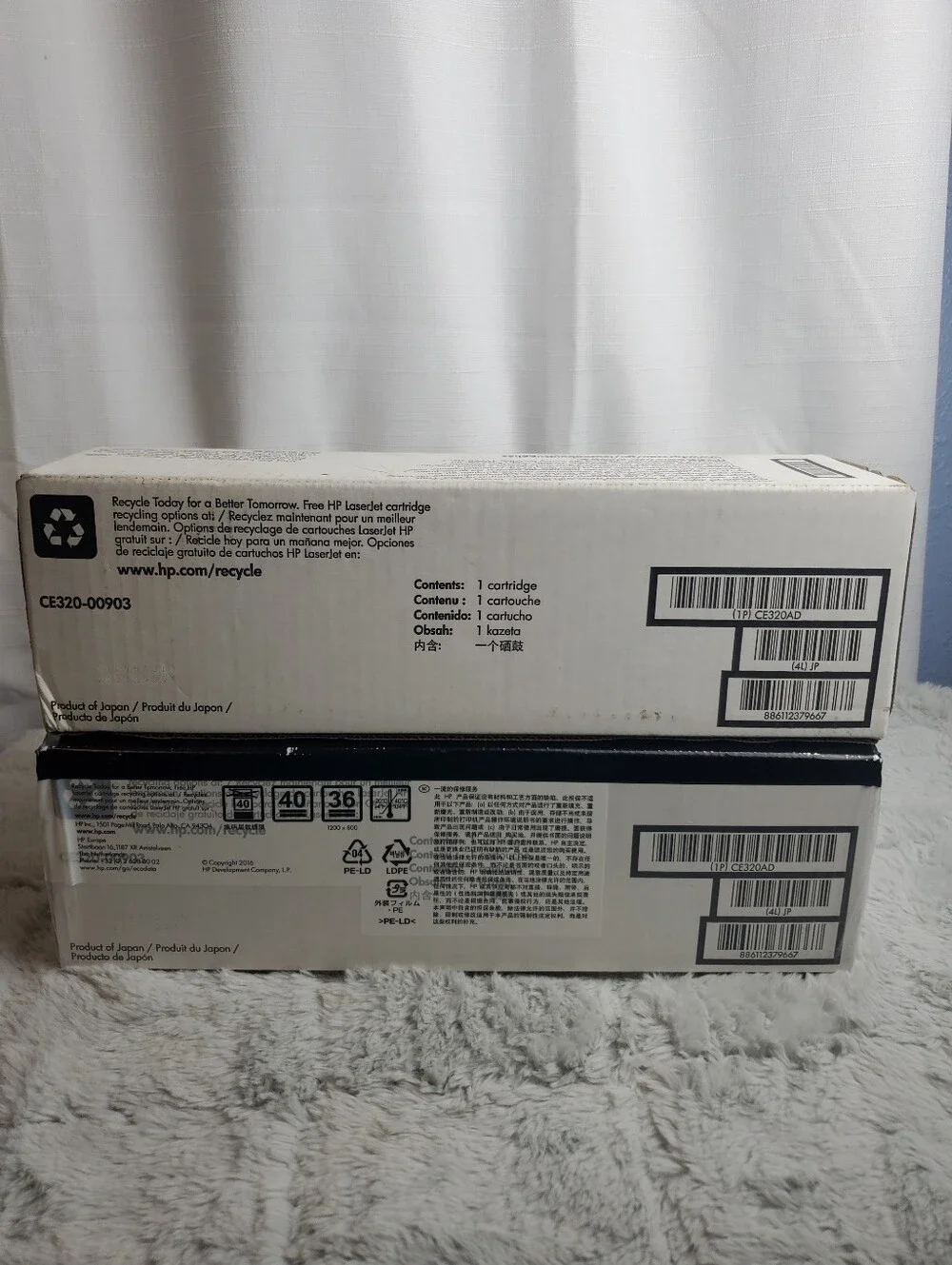 HP LaserJet 128A Black Toner Triple Pack CE320AD Sealed In Boxes